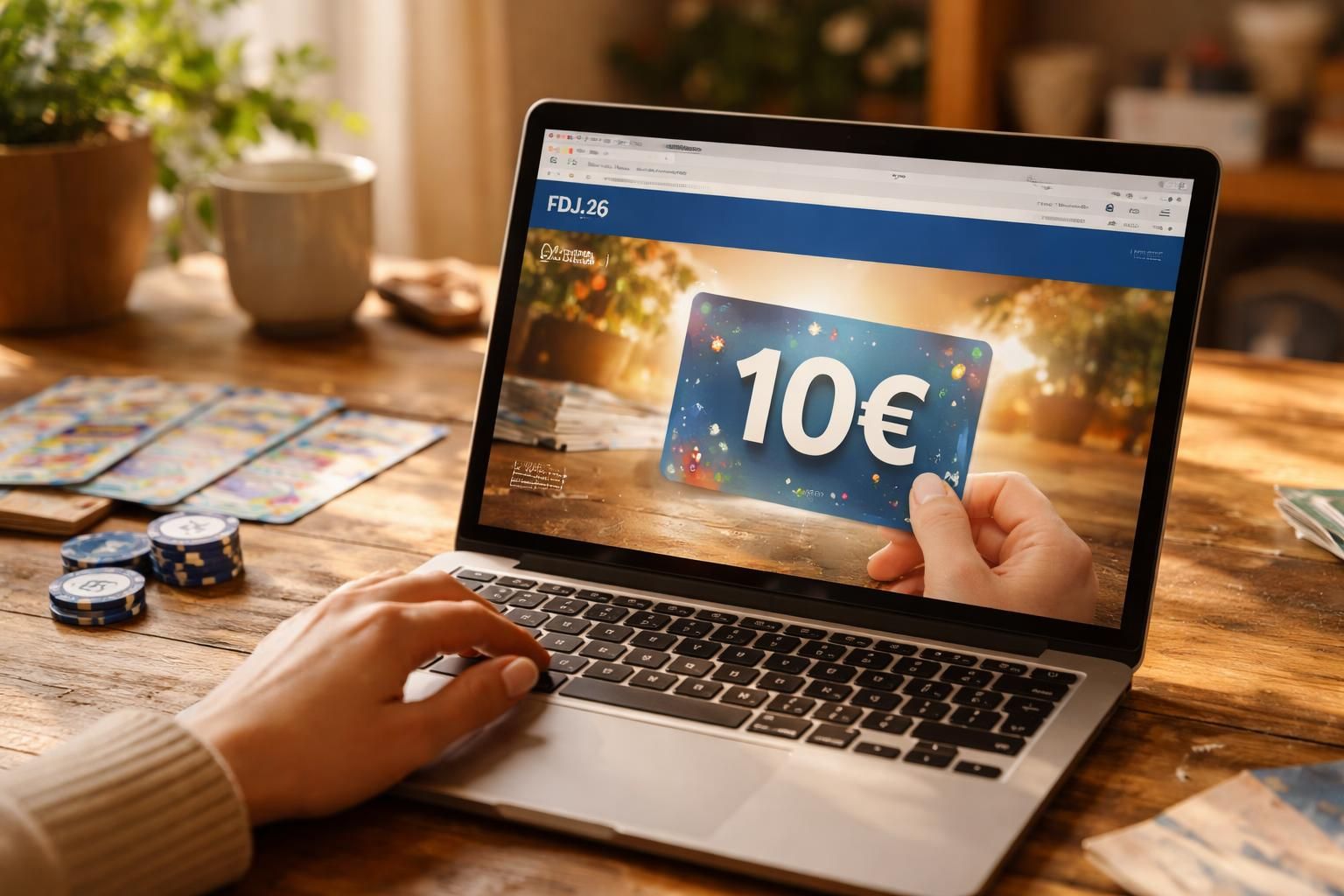profitez de l'offre exclusive fdj en février 2026 : recevez 10 € de e-crédit gratuit sur fdj.fr pour tenter votre chance et gagner encore plus.
