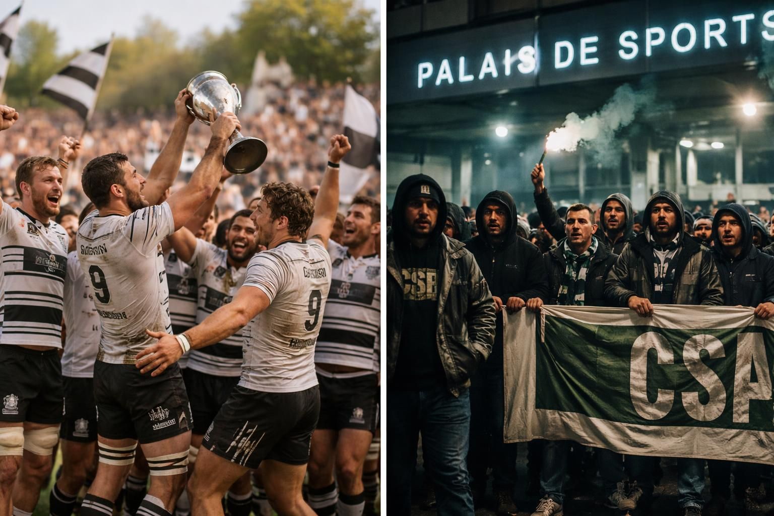 le ca brive enchaîne une troisième victoire consécutive, tandis que le limoges csp est confronté à une grève sans précédent de ses supporters ultras, créant une ambiance particulière autour de l'équipe.